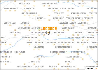 map of La Ronce