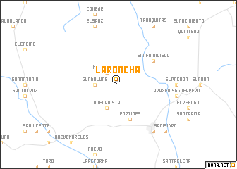 map of La Roncha