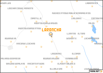 map of La Roncha