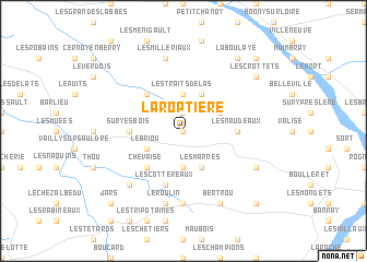 map of La Roptière