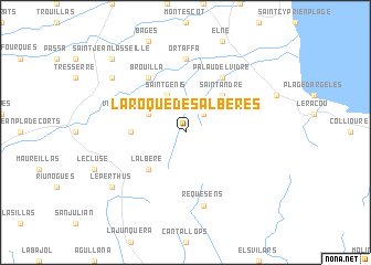 map of Laroque-des-Albères