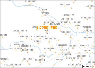 map of La Roqueña