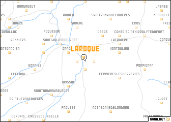 map of Laroque