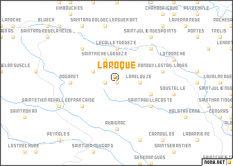 map of La Roque