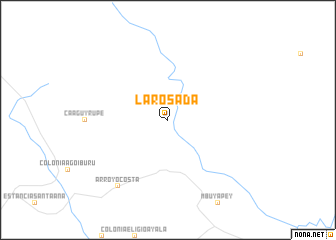 map of La Rosada