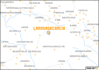 map of La Rosa de Cancio