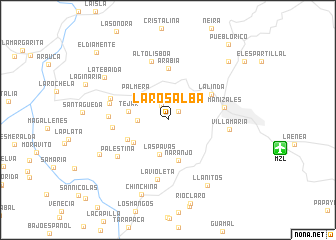 map of La Rosalba