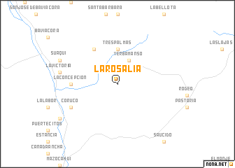 map of La Rosalía