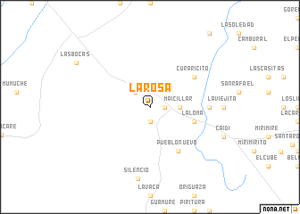 map of La Rosa
