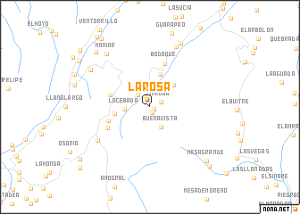 map of La Rosa