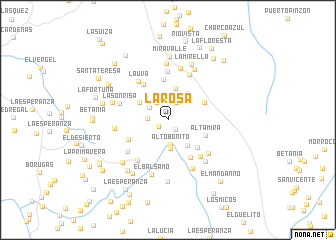 map of La Rosa