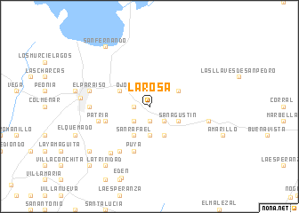 map of La Rosa