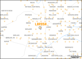 map of La Rosa