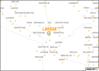 map of La Rosa