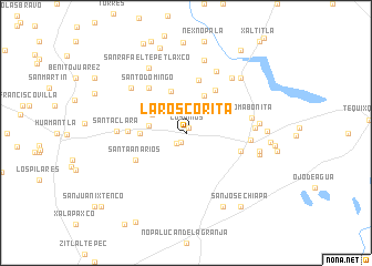 map of La Roscorita