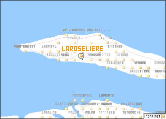 map of La Roselière