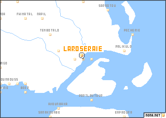 map of La Roseraie