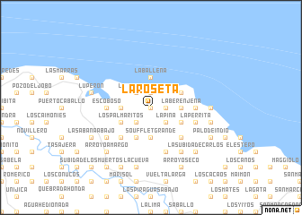 map of La Roseta