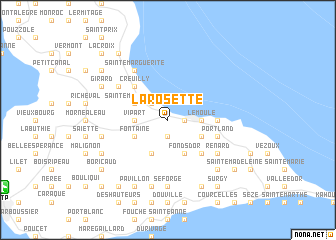 map of La Rosette