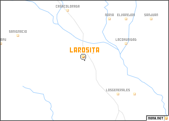 map of La Rosita