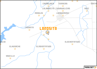 map of La Rosita