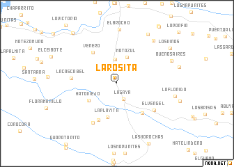 map of La Rosita