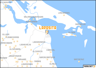 map of La Rosita
