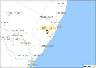 map of La Rosita