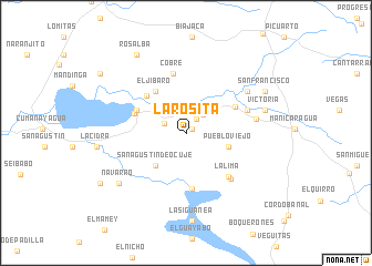 map of La Rosita