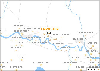 map of La Rosita