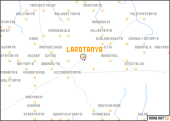 map of Lárótanya