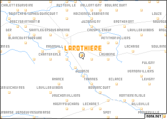 map of La Rothière