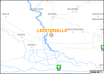 map of La Rotondella