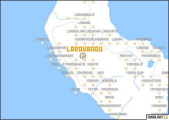 map of Larouanou