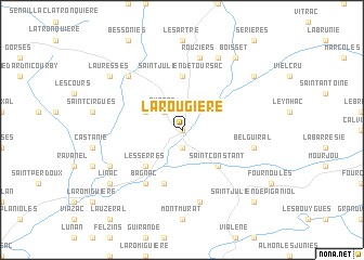 map of La Rougière