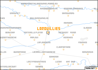 map of Larouillies