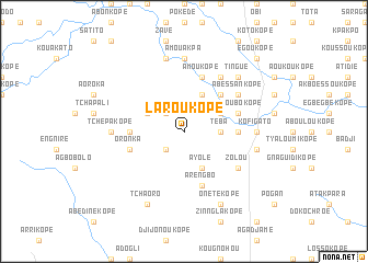 map of Laroukopé