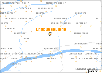 map of La Rousselière