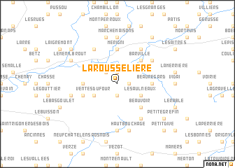 map of La Rousselière