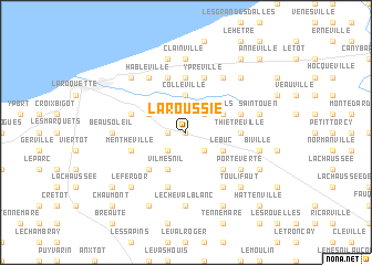 map of La Roussie