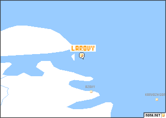 map of Larovy