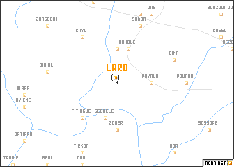 map of Laro