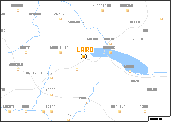 map of Laro