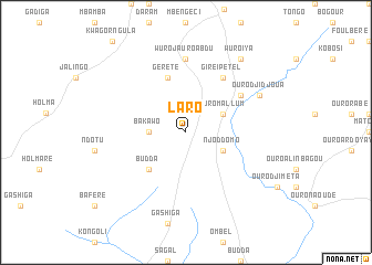 map of Laro