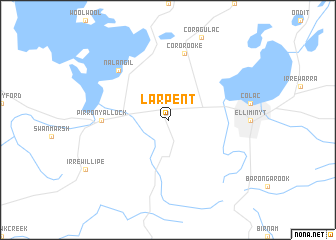 map of Larpent