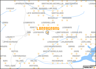 map of Larra Grand