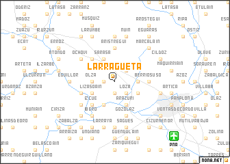 map of Larragueta