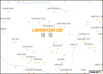 map of Larrainzar