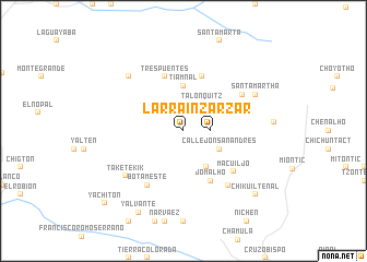 map of Larrainzar