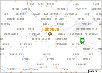 map of Larraya